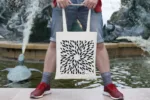 Tote bag Magen David Noir – Image 3