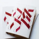 5 cartes +1 offerte ! Amour - Love - אהבה - Rouge