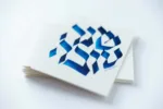 5 cartes +1 offerte ! Shana Tova de Roch Hachana ראש השנה - Bleu outremer